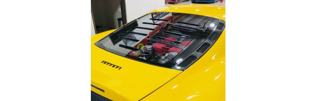 Vented Ferrari Polycarbonate Rear Screens