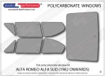 ALFA ROMEO - Sud - Lexan Polycarbonate window kit - For models from 1982 onwards