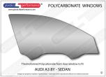 AUDI A3 / S3 / RS3 8Y Sedan - Lexan Polycarbonate right front door window