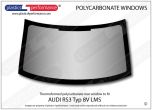 AUDI RS3 Typ 8V LMS - Lexan Polycarbonate rear window