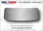 Mini MK3 onwards - Hardcoated Lexan Polycarbonate windscreen