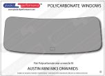 AUSTIN - Mini MK3 onwards - Lexan Polycarbonate rear screen