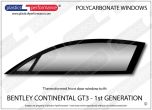 BENTLEY - Continental GT3 - Lexan Polycarbonate left front door window