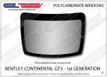 BENTLEY - Continental GT3 - Lexan Polycarbonate rear window