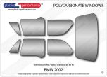 BMW - E20 2002 - Lexan - Makrolon Polycarbonate window kit