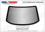 BMW - E36 Coupe - Lexan Polycarbonate rear screen
