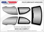 BMW E46 Compact - Lexan Polycarbonate window kit