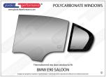 BMW - E90 Sedan - Lexan Polycarbonate left rear door window