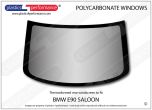 BMW - E90 Sedan - Lexan Polycarbonate rear screen