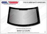 BMW - F22 Coupe - Lexan / Makrolon  Polycarbonate rear screen