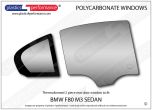 BMW - F80 M3 Sedan - Lexan Polycarbonate right rear door window