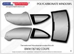 BMW - F87 M2 - Lexan Polycarbonate window kit
