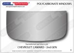 CHEVROLET Camaro 2nd Generation - Lexan Polycarbonate rear screen