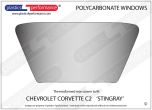 CHEVROLET - Corvette C2 Stingray - Lexan Polycarbonate rear window