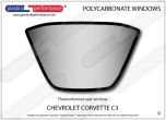 CHEVROLET - Corvette C3 - Lexan Polycarbonate rear window