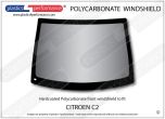CITROEN C2 - Hardcoated Lexan Polycarbonate front windscreen