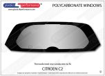 CITROEN - C2 - Lexan Polycarbonate rear screen