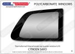 CITROEN - Saxo - Lexan Polycarbonate right rear quarter window