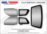 CITROEN - Saxo - Lexan Polycarbonate window kit