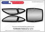 FERRARI - F430 GT2/ GT3 - Lexan Polycarbonate window kit