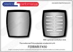 FERRARI - F430 - Lexan Polycarbonate rear screen available with optional ventilation slots