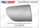 FIAT Seicento - Lexan Polycarbonate right rear quarter window