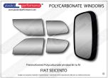 FIAT Seicento - Lexan Polycarbonate window kit