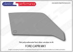 FORD - Capri mk1 - Lexan polycarbonate right hand front door window