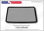 FORD - Capri mk3 - Lexan polycarbonate rear screen