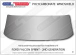 FORD - Falcon - Generation 2 (1964-1965) Hardcoated polycarbonate windscreen
