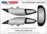 FORD Fiesta Mk8 - Lexan polycarbonate window kit