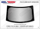 FORD - Focus MK2 - Lexan Polycarbonate rear screen