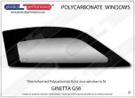GINETTA G56 - Lexan Polycarbonate right front door window