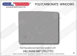 HILLMAN Imp Stiletto - Lexan Polycarbonate right front door window