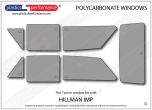 HILLMAN Imp - Lexan Polycarbonate 7pc window kit