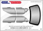 HONDA - Accord Euro R - CL1 - Lexan Polycarbonate window kit