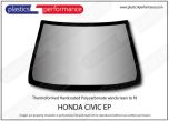 HONDA - Civic EP - Hardcoated Lexan Polycarbonate front windscreen