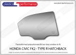 HONDA - Civic FK2 - Lexan Polycarbonate right hand rear door window