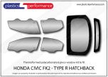 HONDA - Civic FK2 Type R – 5dr Hatch - Lexan polycarbonate window kit