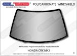 HONDA - CRX MK2 - Lexan Polycarbonate front windscreen
