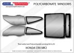 HONDA - CRX MK2 - Lexan Polycarbonate window kit