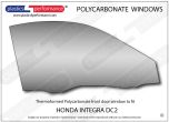 HONDA - Integra DC2 - Lexan Polycarbonate right front door window