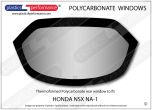 HONDA NSX NA1 - Lexan Polycarbonate rear window