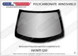 INFINITI Q50 - Hardcoated Lexan Polycarbonate front windshield