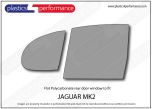 JAGUAR MK2 - Flat Polycarbonate right two piece rear door window