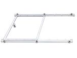 Plastics 4 Performance 'BUDGET' polycarbonate window slider kit - Large Angled version shown