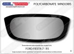 FORD - Fiesta R5 - Lexan Polycarbonate rear window