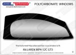 Mclaren - MP4-12c - Lexan right hand front door window