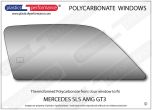 MERCEDES - SLS AMG GT3 - Lexan Polycarbonate right front door window