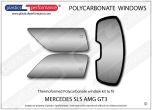 MERCEDES - SLS AMG GT3 - Lexan Polycarbonate window kit
